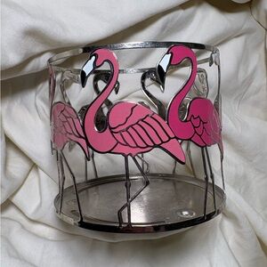 🦩 Pink Flamingo Bath & Body Works 3-wick Candle Holder